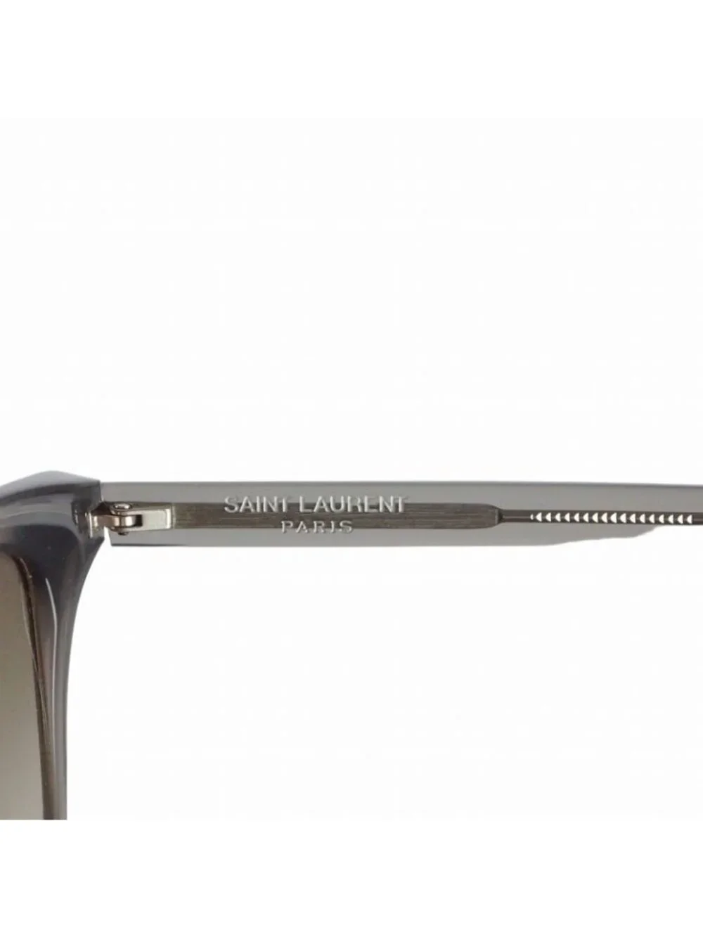 Saint Laurent Paris Sunglasses 138 Slim 005 Clear Gray Eyewear
